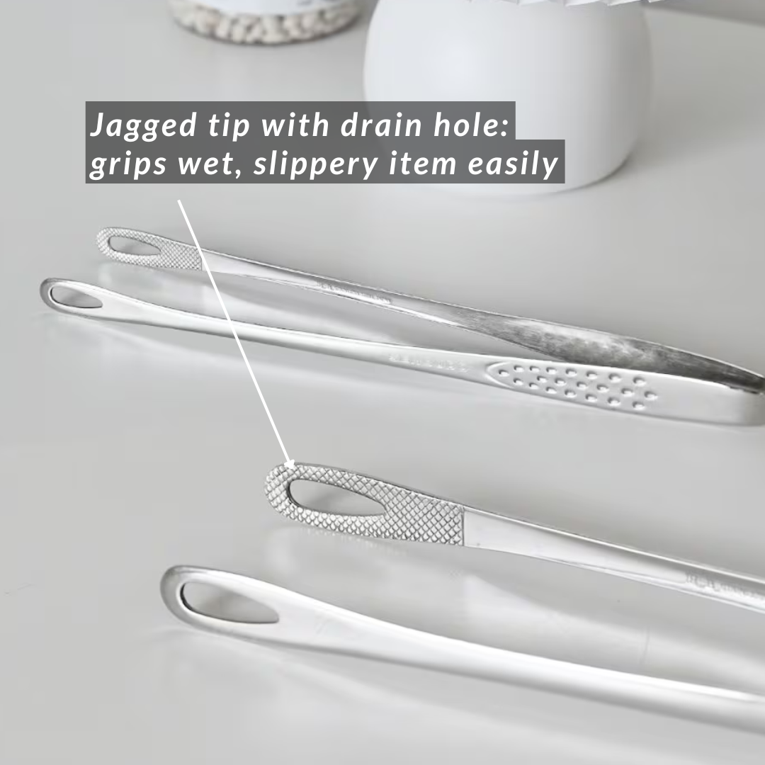 H. Kitchen Tongs, Made in Japan: 10cm, 15cm, 24cm