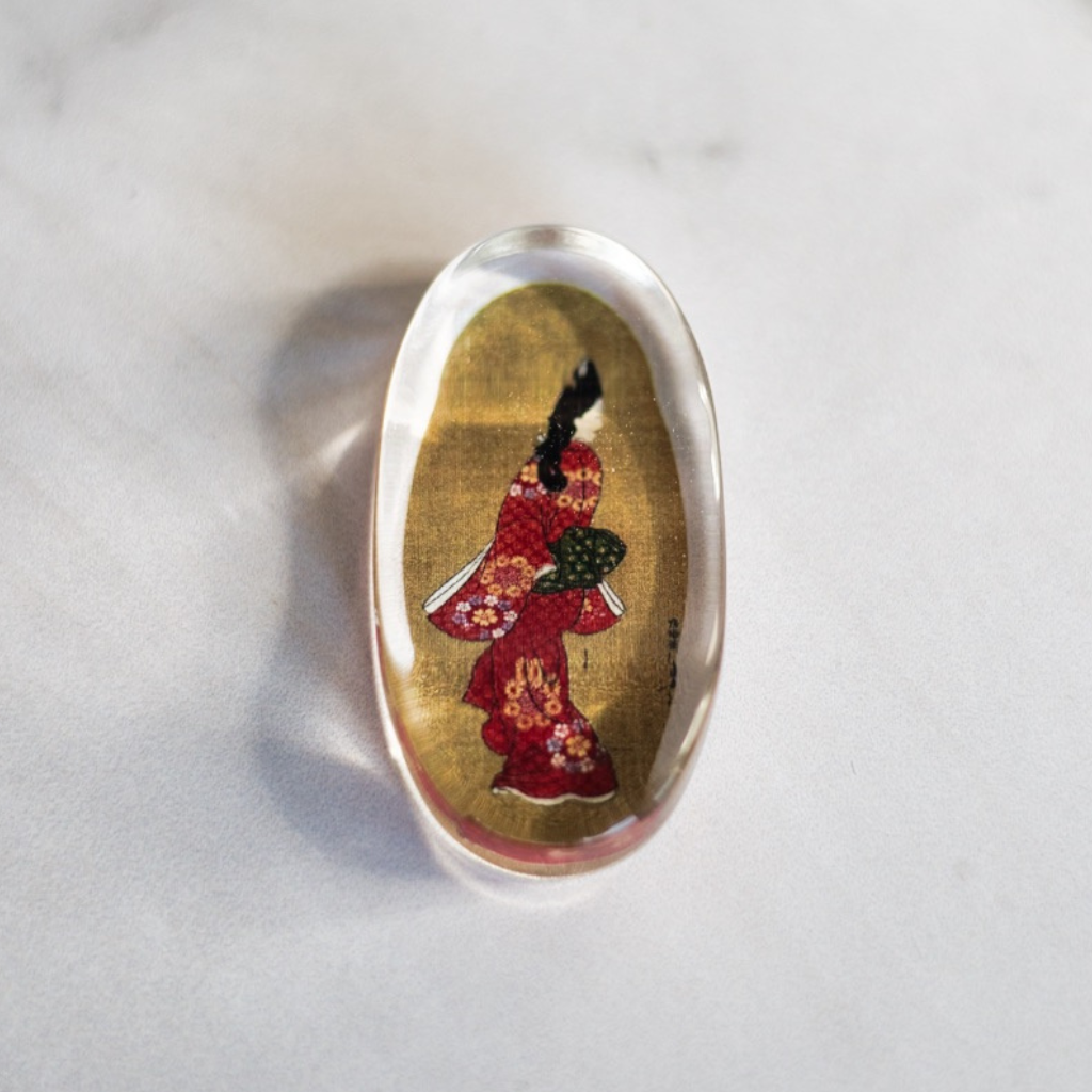 I. Japanese Geisha Chopstick Rest 1 Pc