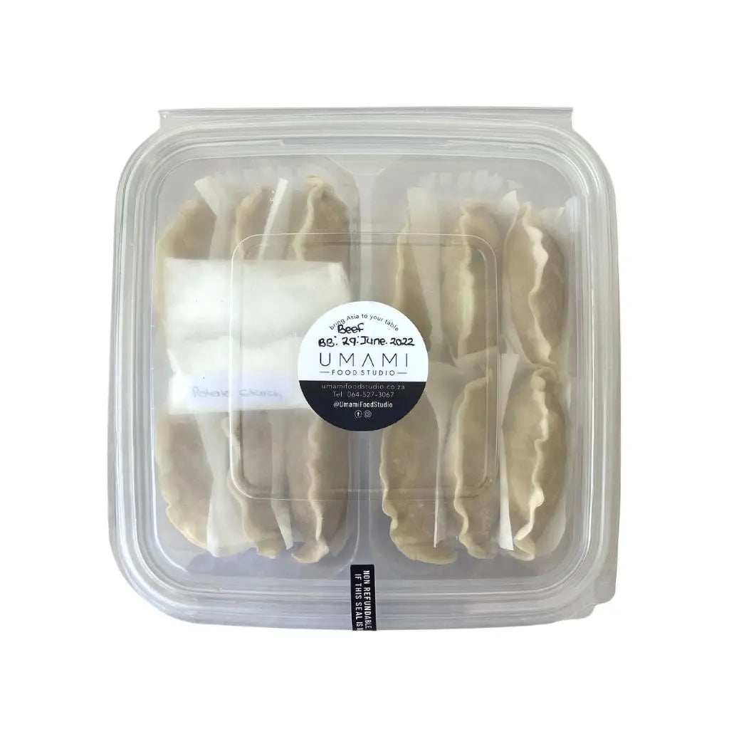 A. Korean BBQ Beef Dumplings 12 Pcs (Halal): delivering to JHB north/central & PTA only_Dumplings
