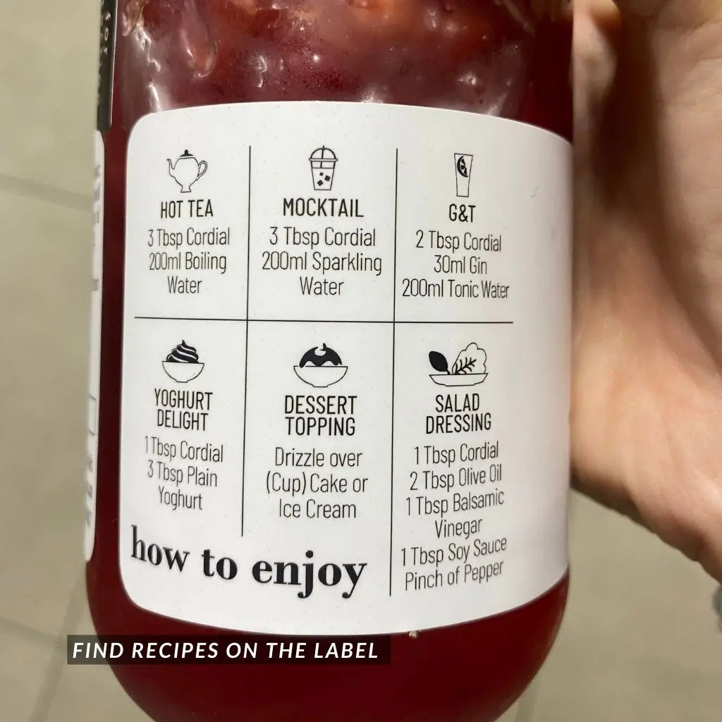 B. Grapefruit Ginger Cordial 450g (Halal, Vegan)_Cordials & Drinks