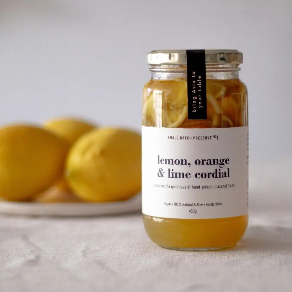 B. Lemon Orange Lime Cordial 450g (Halal, Vegan)_Cordials & Drinks