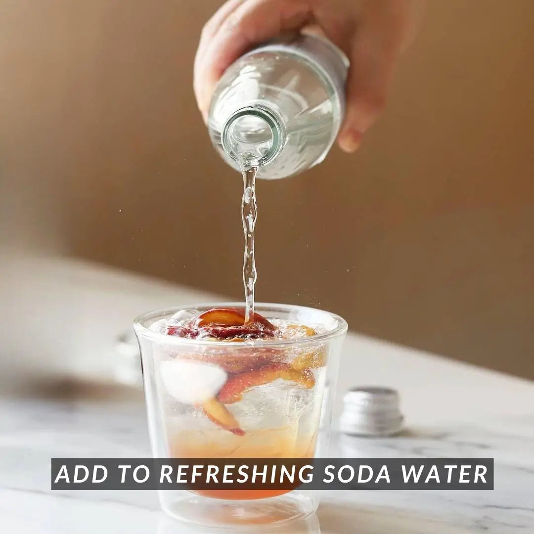 B. Peach Cordial 450g: Available Feb-March Only (Halal, Vegan, GF)