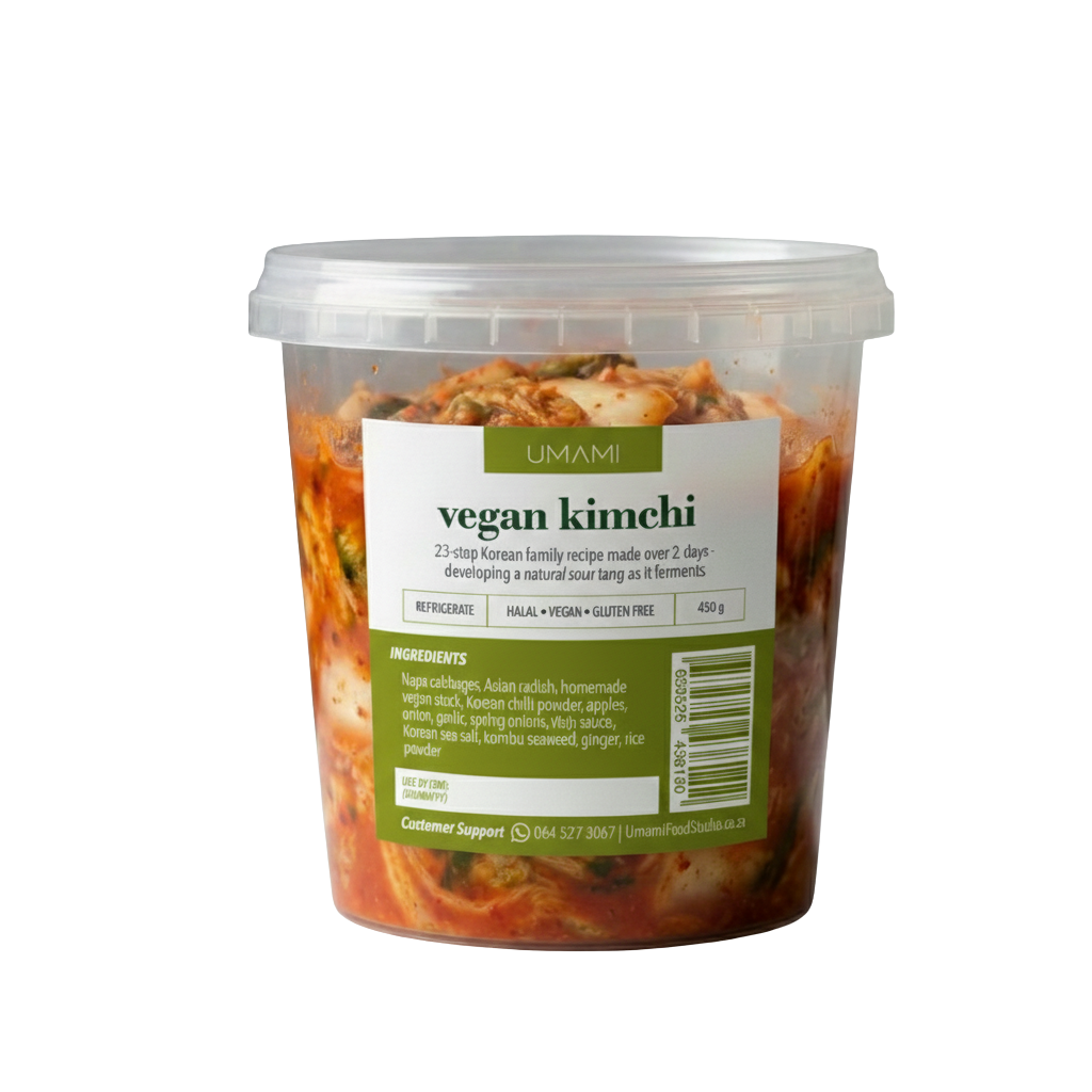 C. Real Korean Kimchi (Halal, GF: Vegan / Pesca)