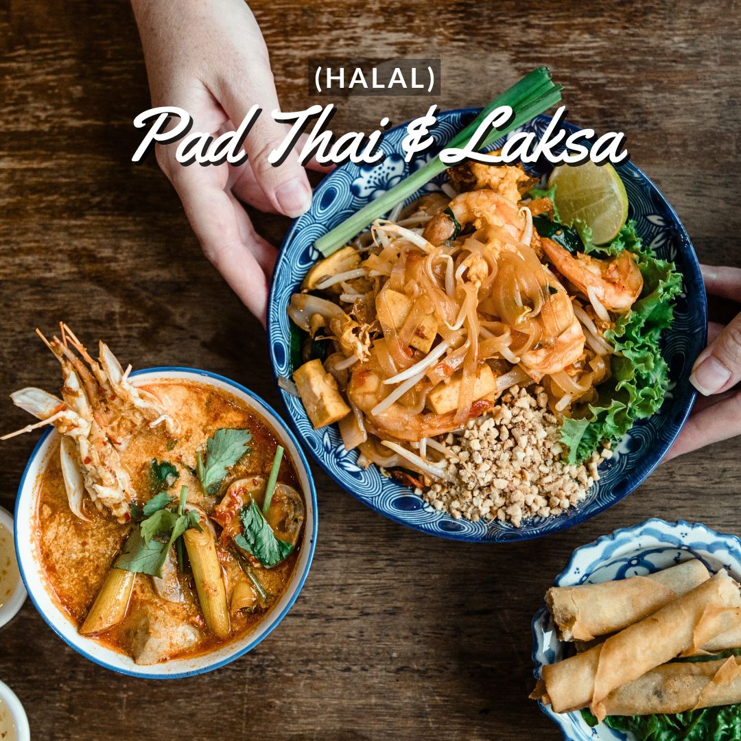 Bangkok to Singapore: Pad Thai, Laksa & Glass Noodle Salad (4 hrs)