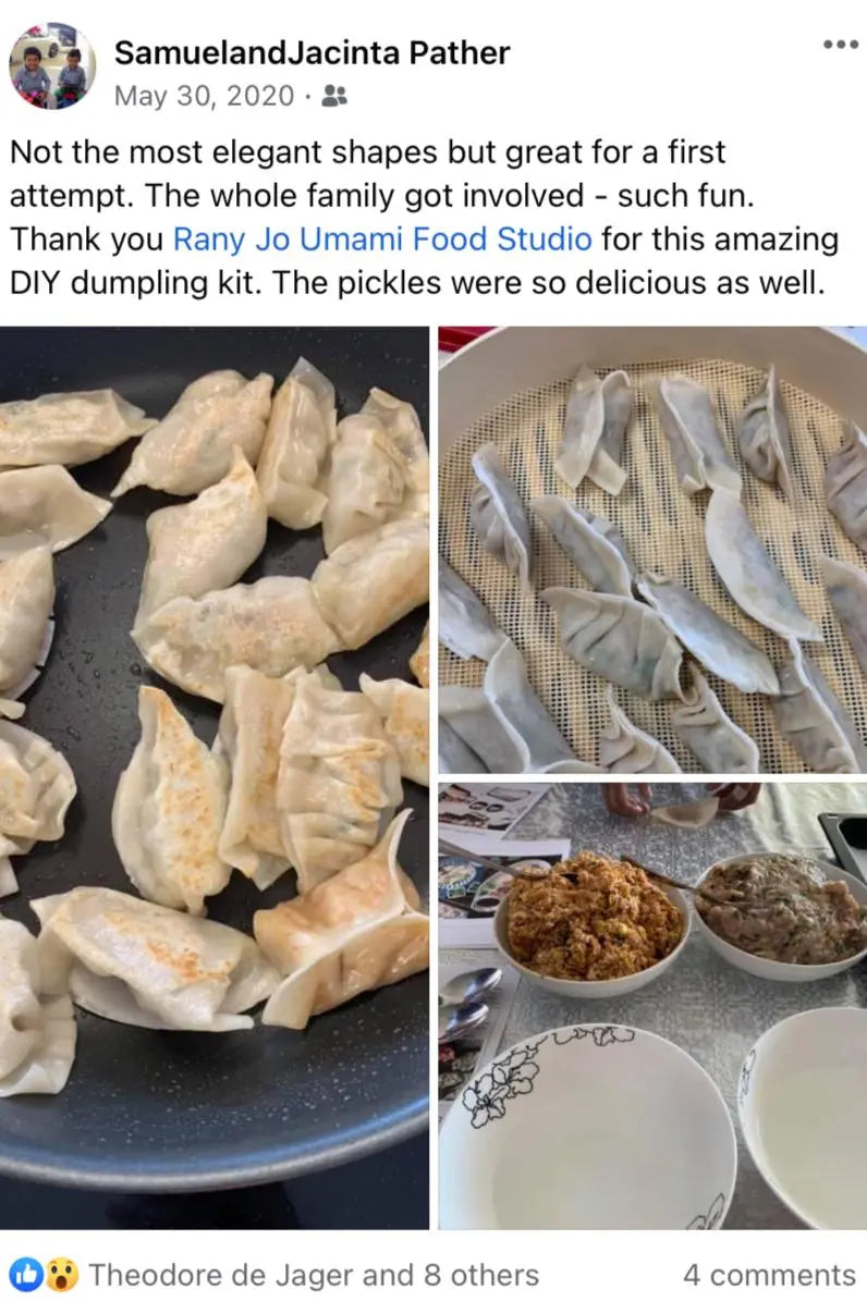 A. Dumpling Home Party Kit | Meal Kit (Halal): delivering to JHB & PTA only, pre-order required
