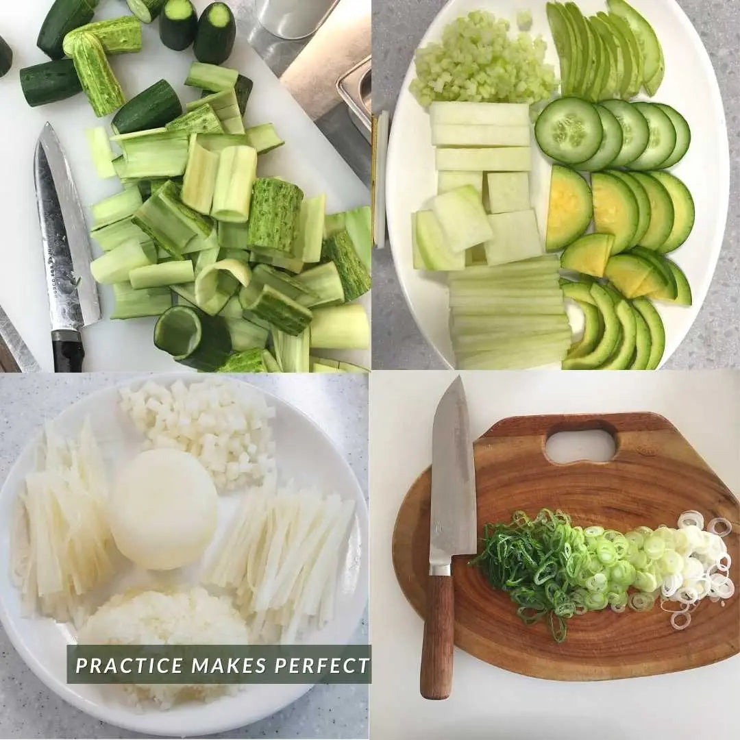 Knife Skills Training covering Asian cuts