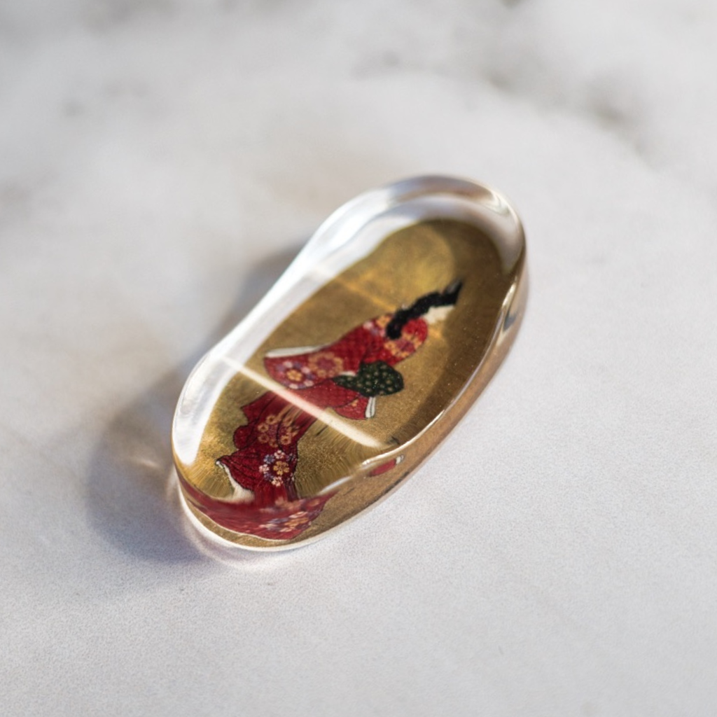 I. Japanese Geisha Chopstick Rest 1 Pc