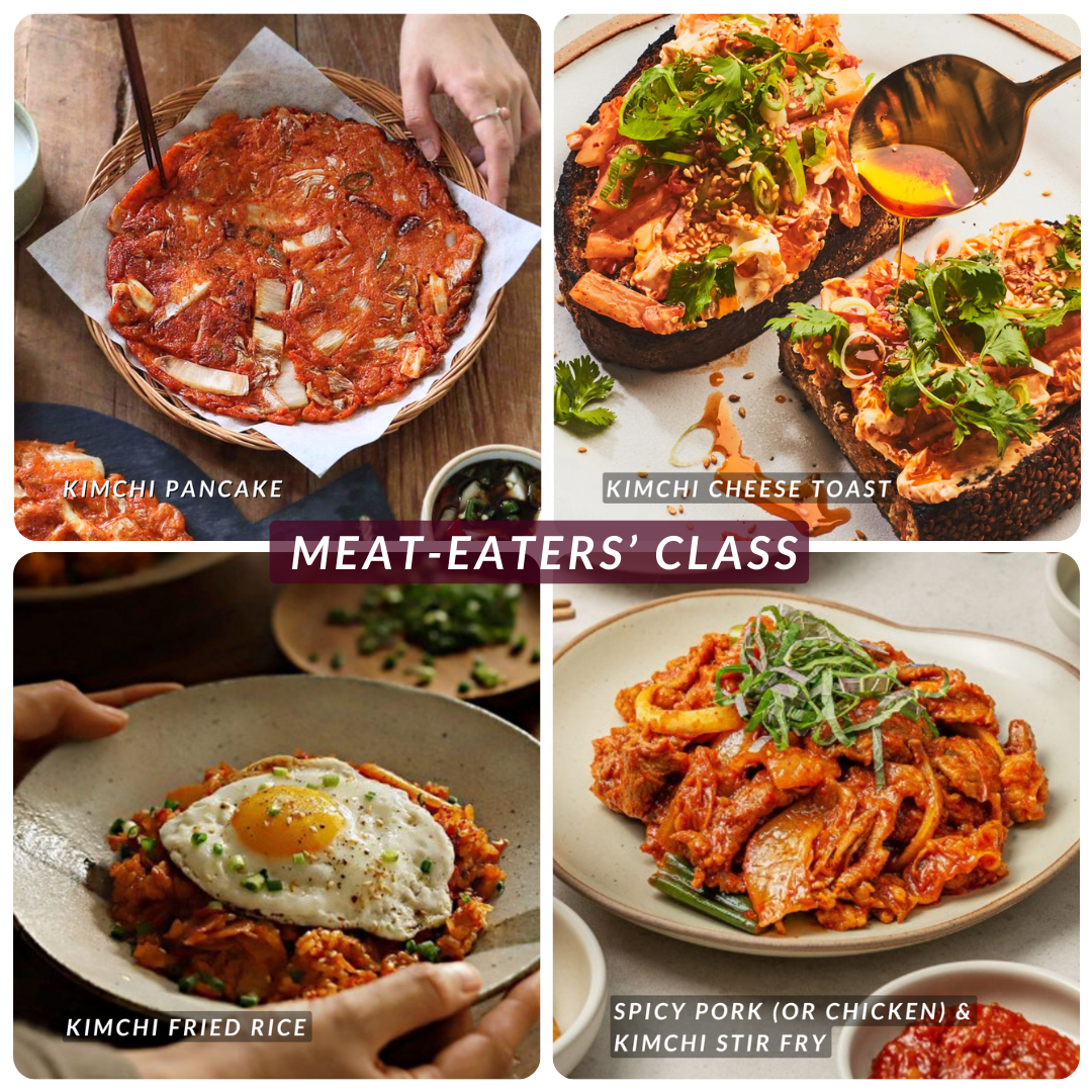 [Fall Class] Kimchi Workshop: 4 Kimchi & 4 Gut-Happy Dishes (5h)