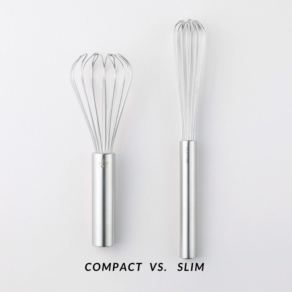 H. Japanese Kai Easy-Cleaning Handy Whisk: Stainless Steel (2 Types)