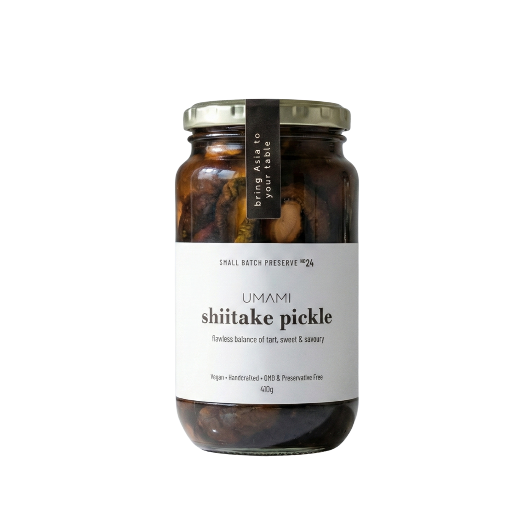 C. Shiitake Mushroom Pickle 410g (Halal, Vegan)