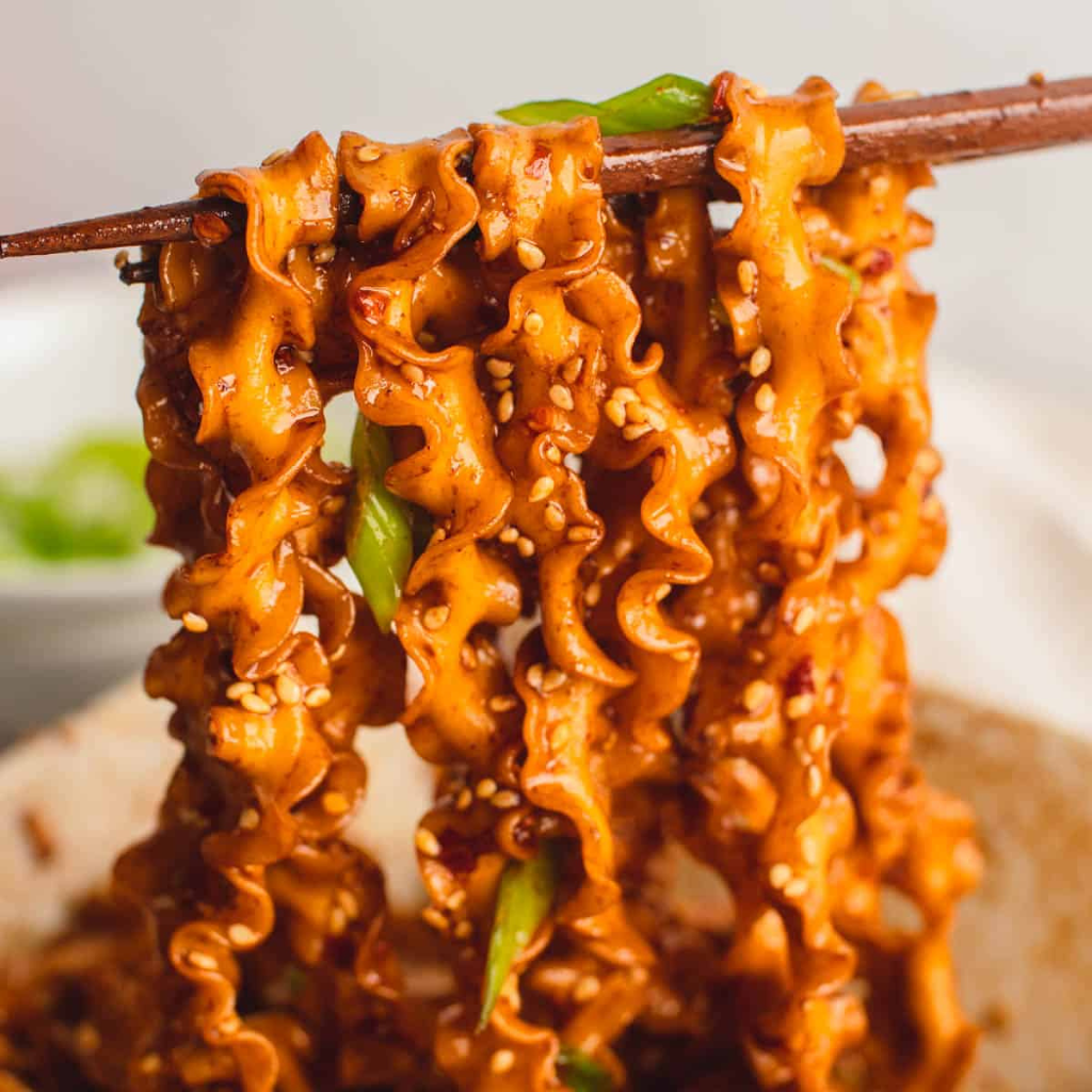 Chinese Knife Cut Noodles (Halal, Vegan), next day delivery
