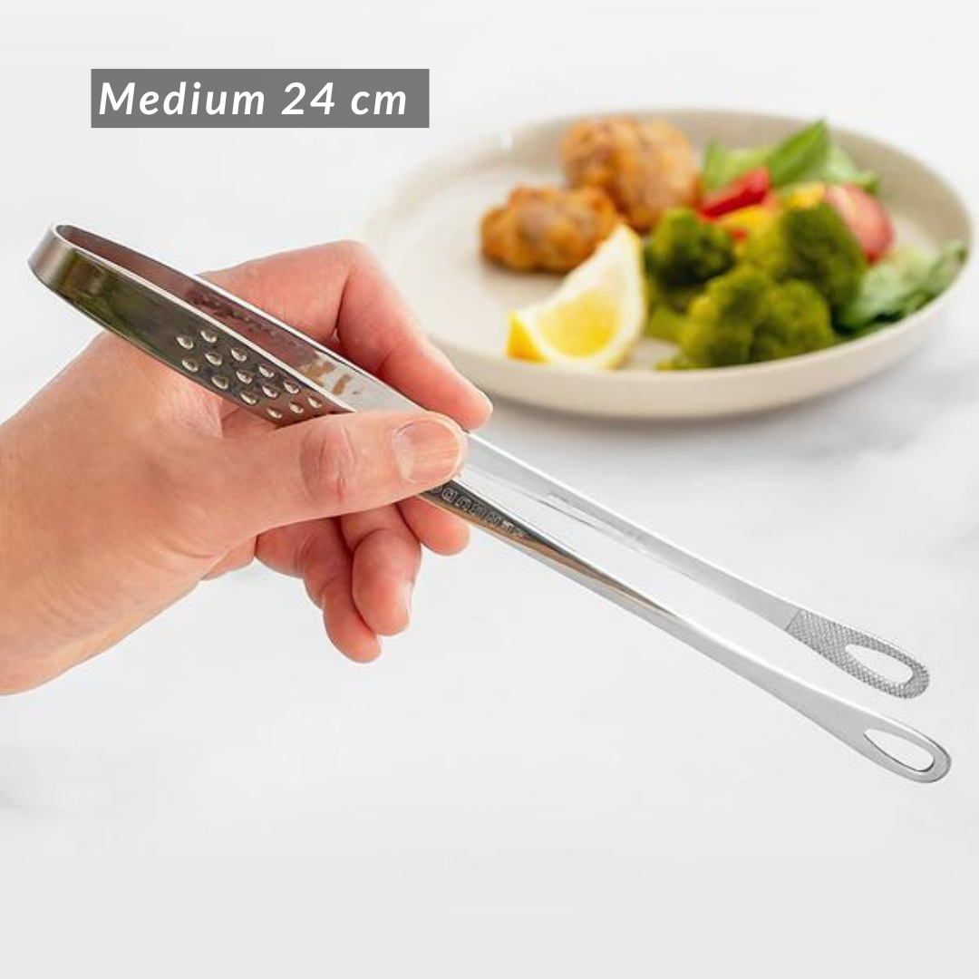 H. Kitchen Tongs, Made in Japan: 10cm, 15cm, 24cm