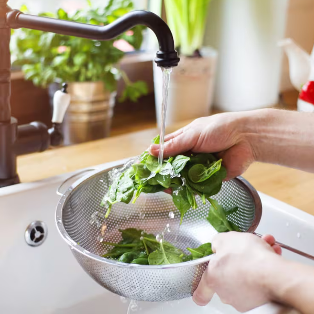 H. Stainless Steel Colander Strainer 32cm