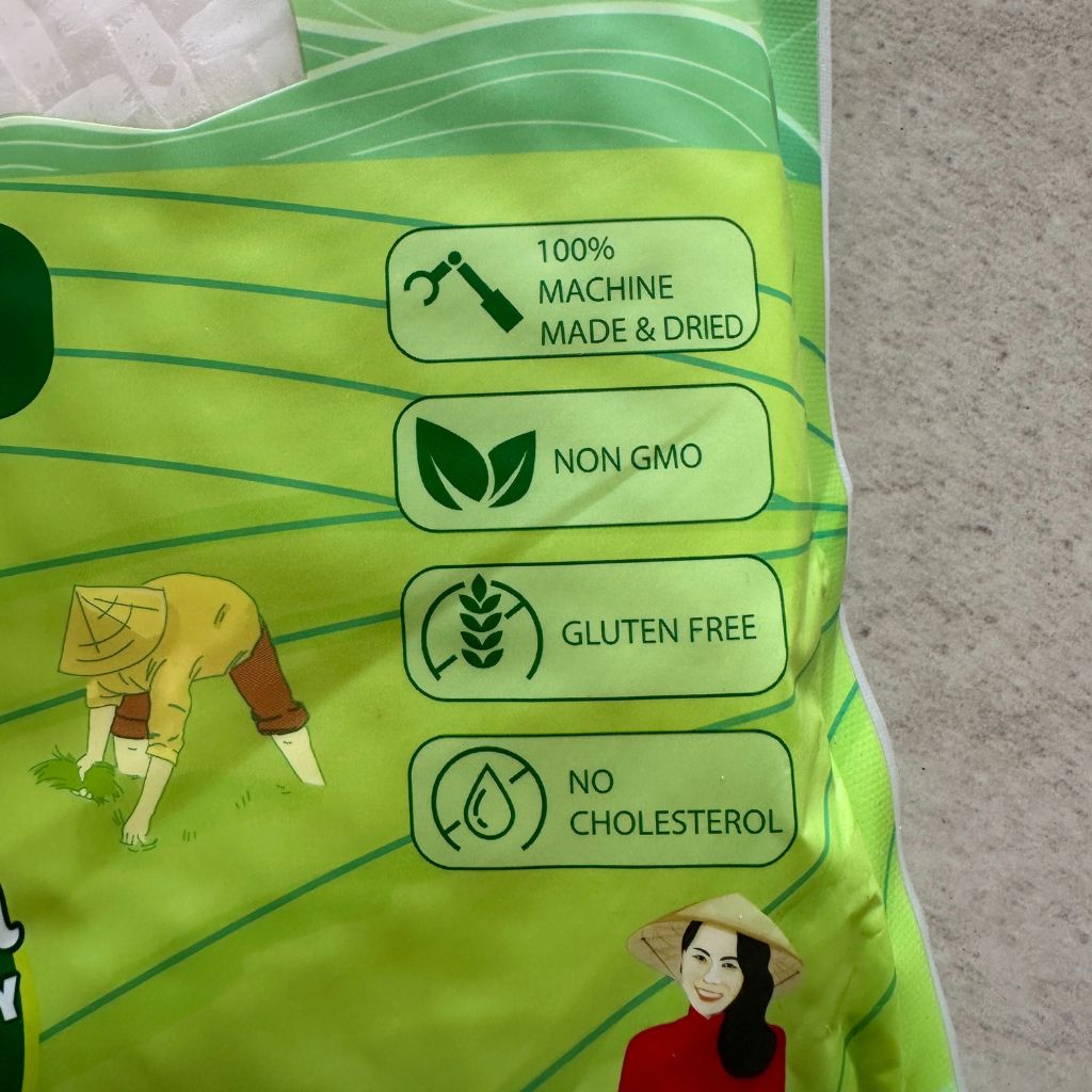 G. Spring Rolls Rice Paper Wrappers 300g: 22cm x 48 Sheets (Halal, Vegan)