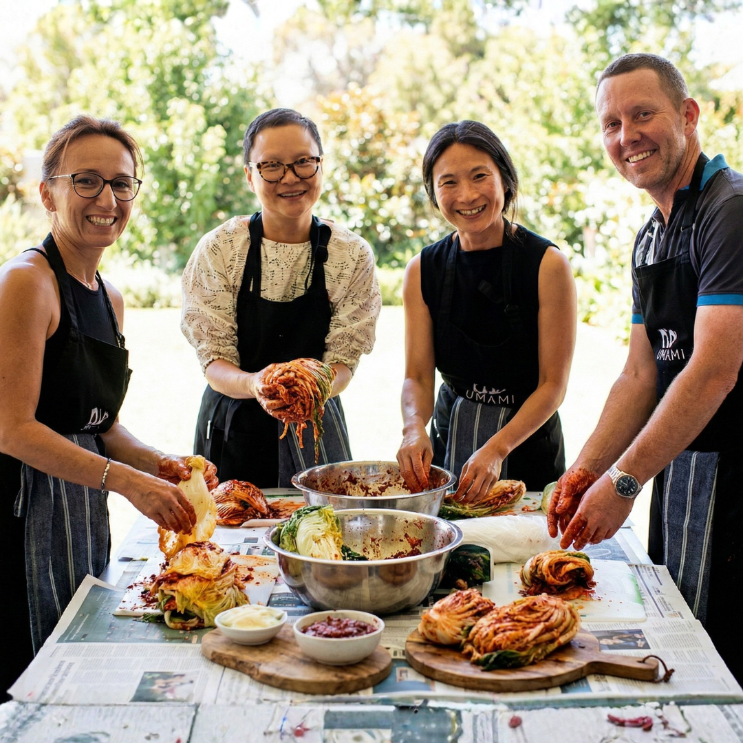 [Fall Class] Vegan Kimchi Workshop: 4 Kimchi & 4 Gut-Happy Dishes (5h)