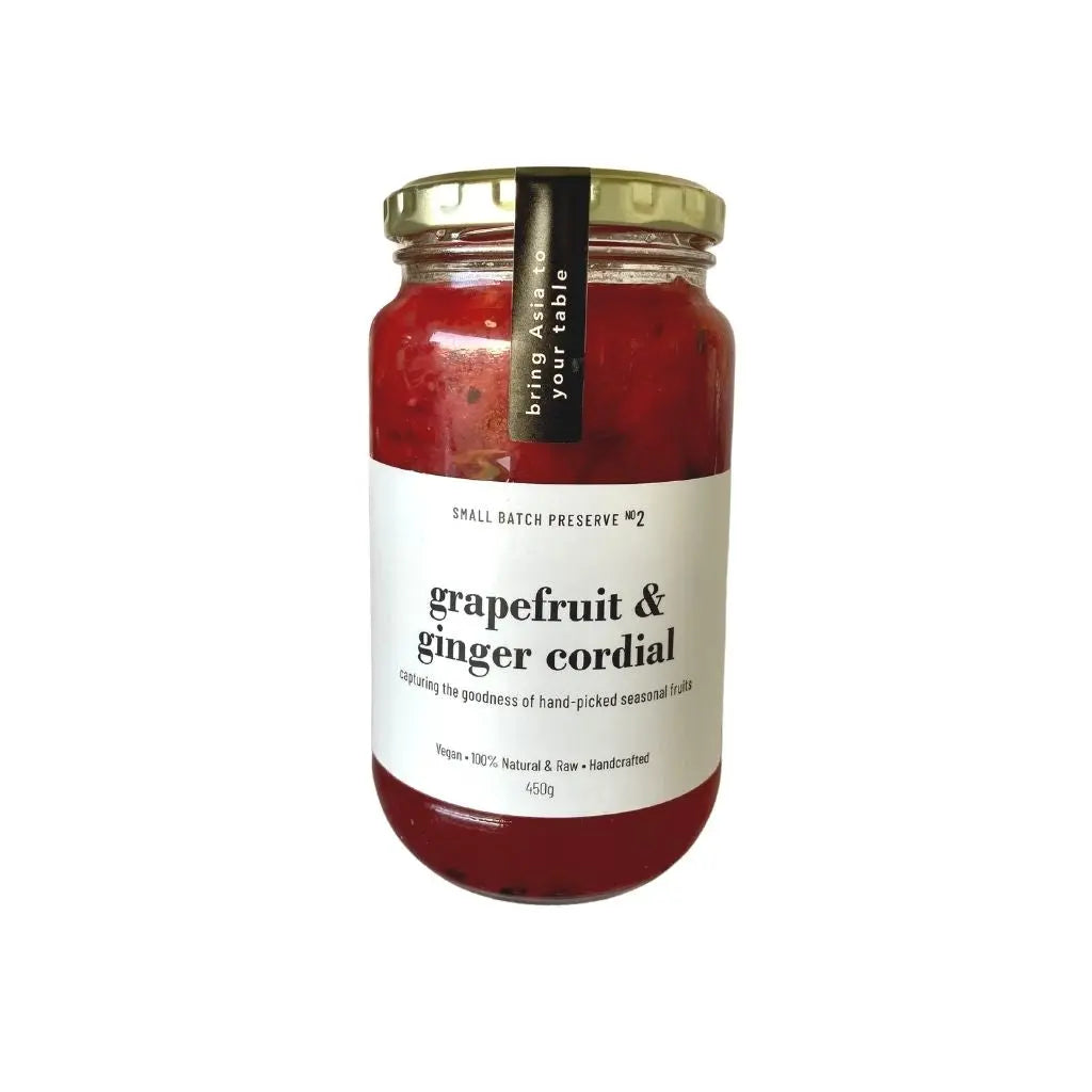 B. Grapefruit Ginger Cordial 450g (Halal, Vegan)_Cordials & Drinks