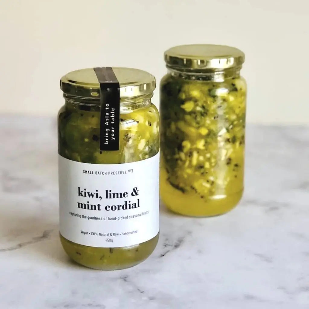 B. Kiwi Lime Mint Cordial 450g (Halal, Vegan)_Cordials & Drinks