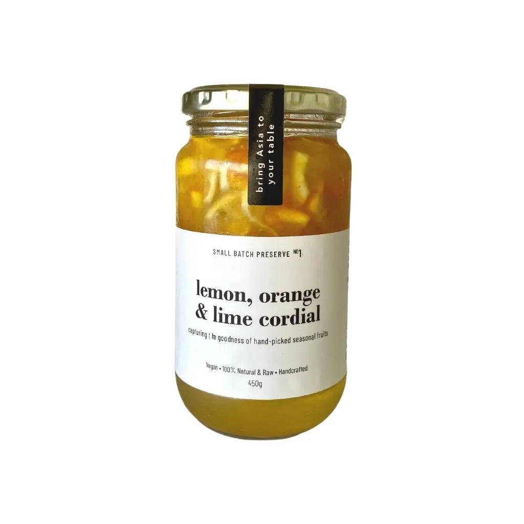 B. Lemon Orange Lime Cordial 450g (Halal, Vegan)_Cordials & Drinks