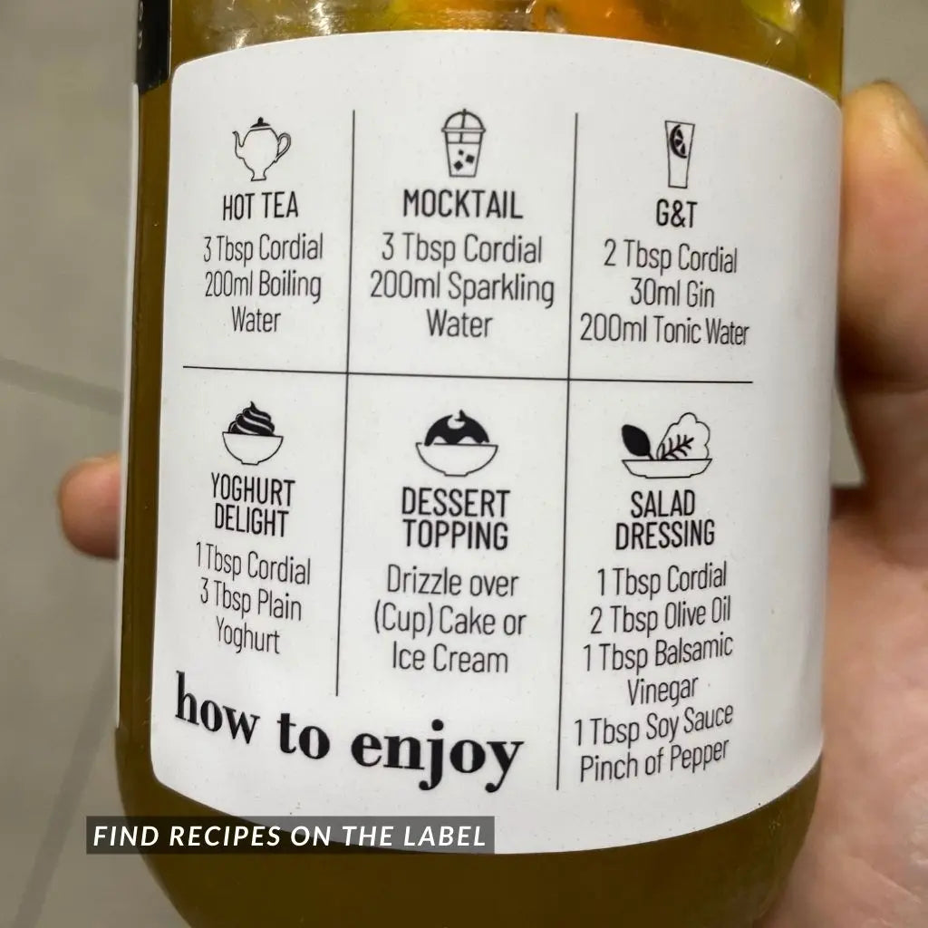 B. [Immune Booster] Citrus Ginger Turmeric Cordial 450g (Halal, Vegan)_Cordials & Drinks