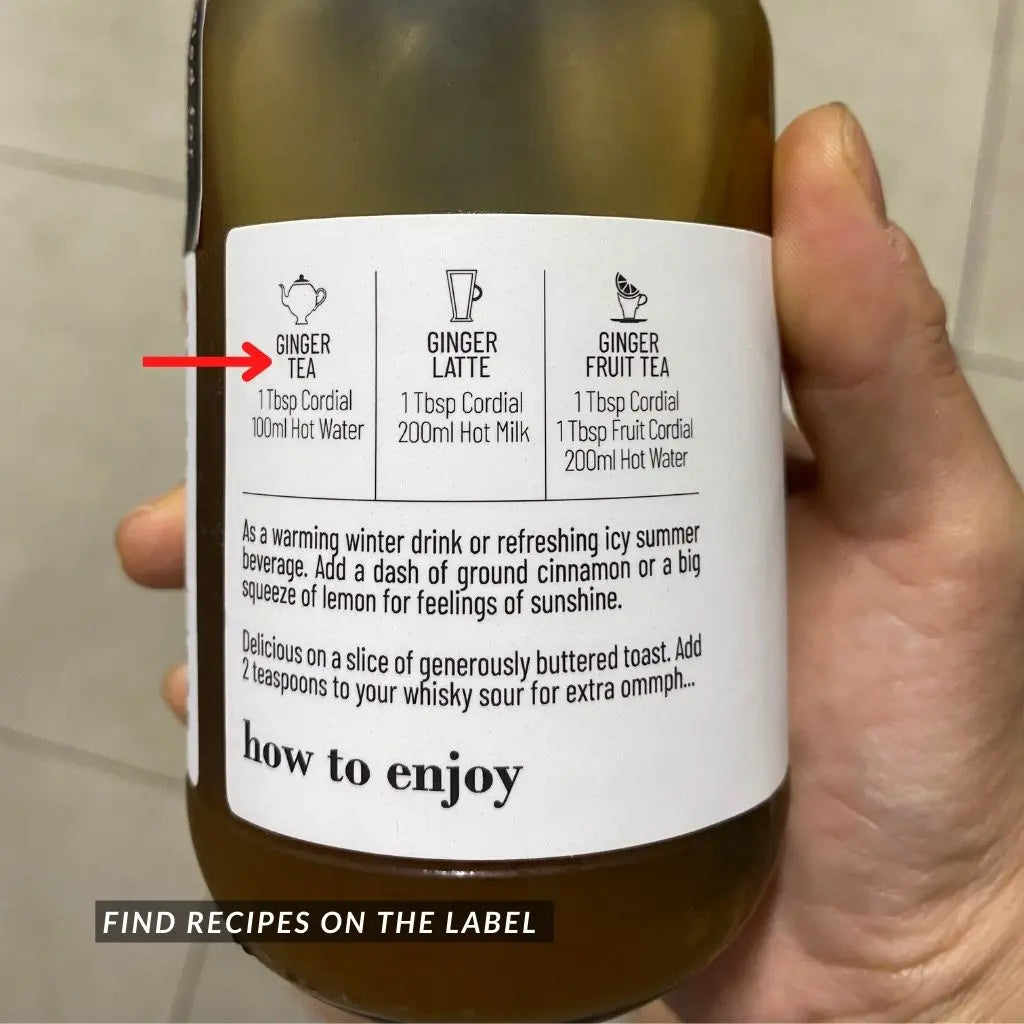 B. [Immune Booster] Ginger Cordial 500g (Halal, Vegan)_Cordials & Drinks