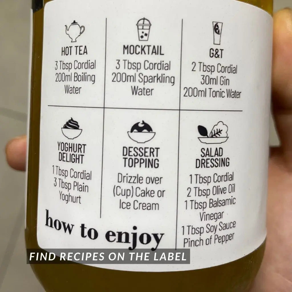 B. [Summer Edition] Berry Mojito Cordial 450g (Halal, Vegan)_Cordials & Drinks