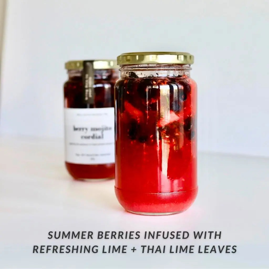 B. [Summer Edition] Berry Mojito Cordial 450g (Halal, Vegan)_Cordials & Drinks