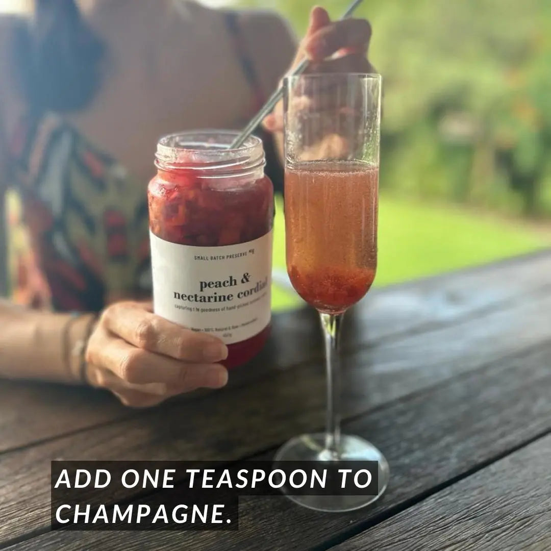 B. [Summer Edition] Peach Nectarine Cordial 450g (Halal, Vegan)_Cordials & Drinks