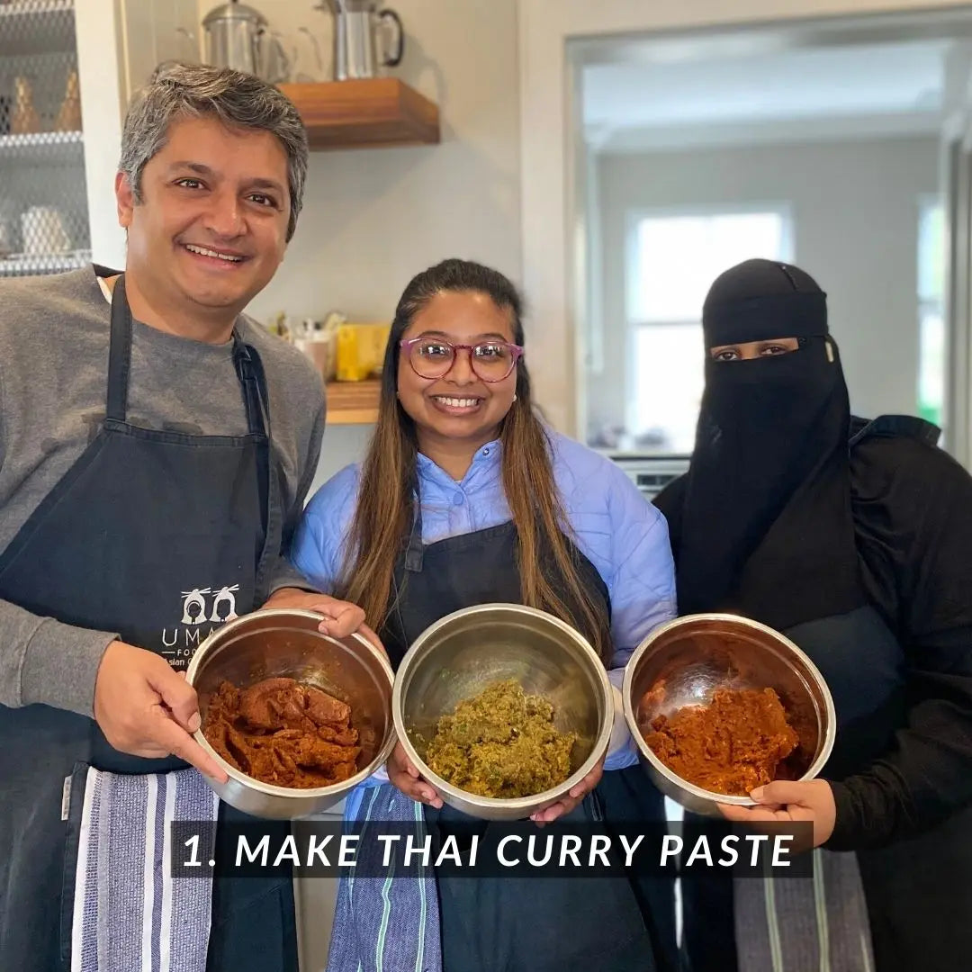 [Cooking Class] Thai Curries & Satay: Chicken & Prawns (4 hrs: fall class)_Cooking Class