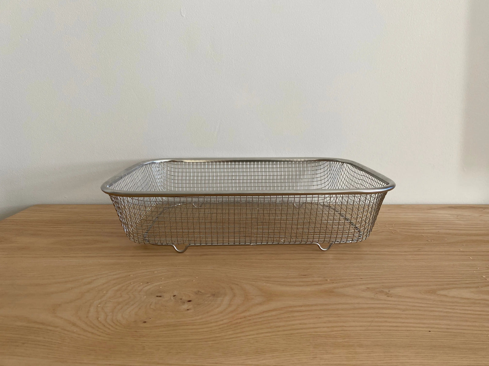 H. Multi-use Kitchen Basket, Stainless Steel (35 x 26 x 8cm)_Kitchen Tools