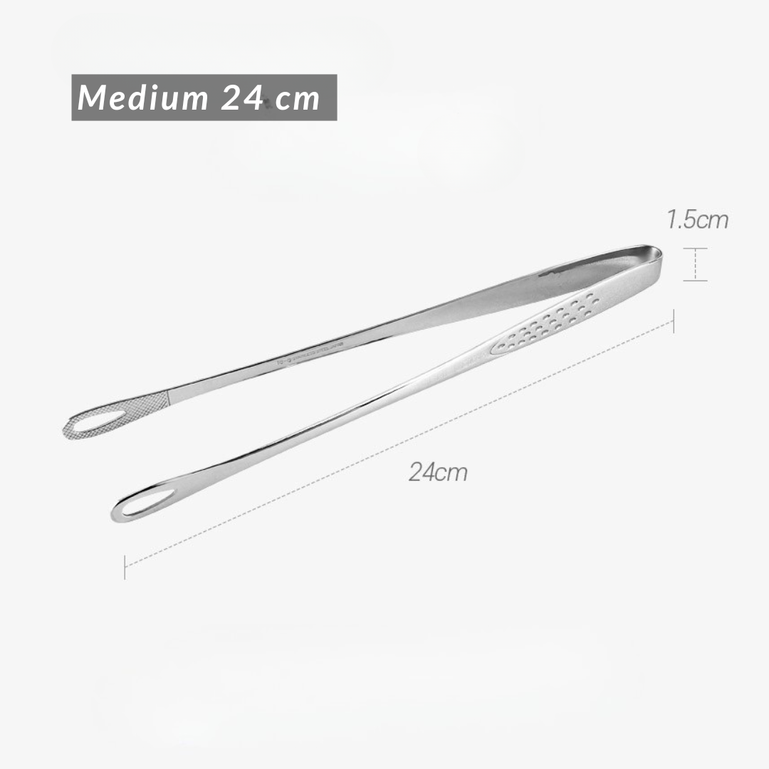 H. Kitchen Tongs, Made in Japan: 10cm, 15cm, 24cm