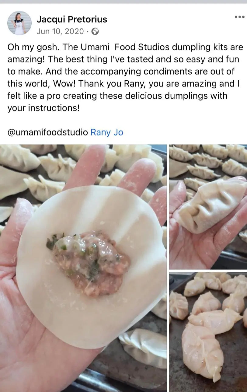 A. Dumpling Home Party Kit | Meal Kit (Halal): delivering to JHB & PTA only, pre-order required