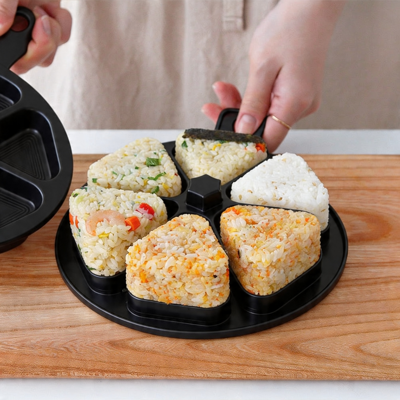 H. Sushi Mould | 6 in 1 Onigiri Rice Balls Maker