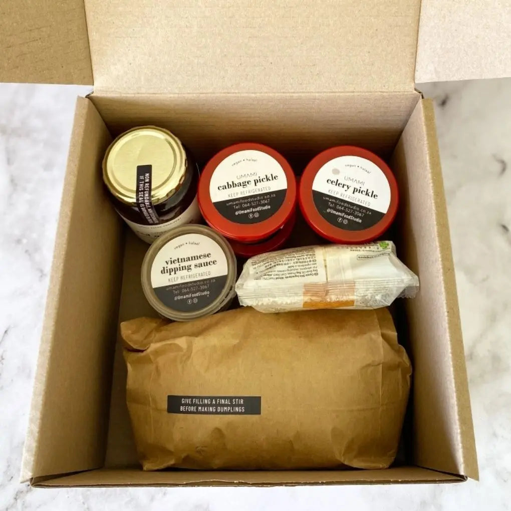 A. Dumpling Home Party Kit | Meal Kit (Halal): delivering to JHB & PTA only, pre-order required