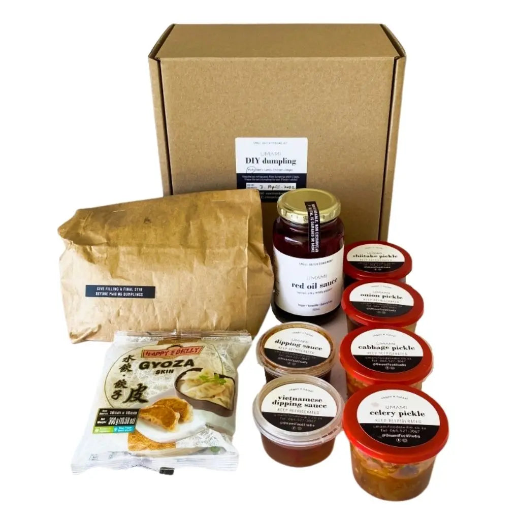 A. Dumpling Home Party Kit | Meal Kit (Halal): delivering to JHB & PTA only, pre-order required