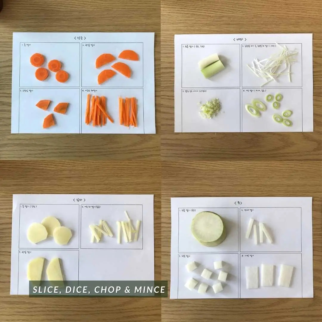 Knife Skills Training covering Asian cuts